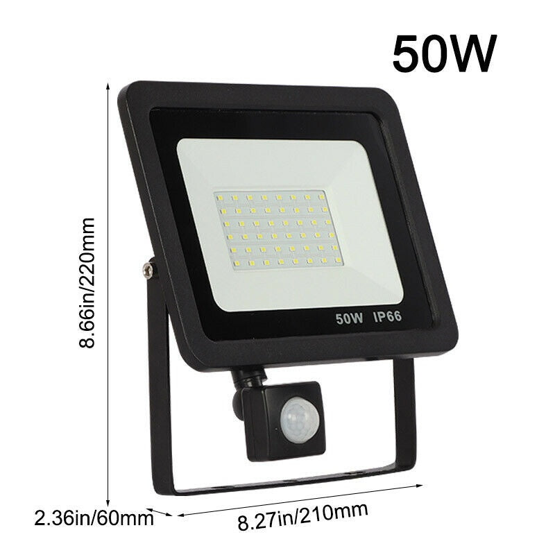 50w led pir deals floodlight