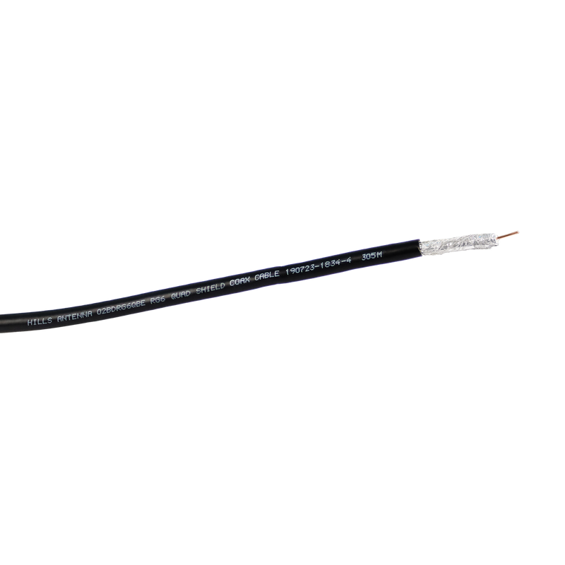Hills Antenna RG6 Quad Shield Cable 305M Smart Reel (Box) (02BDRG6QBE)