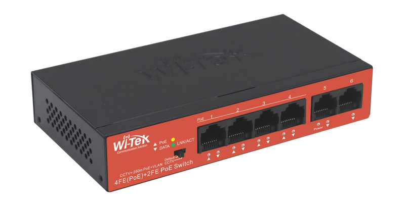 Wi-Tek Economic 4 Port POE Switch (WI-PS205H V2)