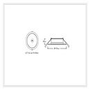 3A Lighting LED Microwave Sensor Downlight (AL5006-WHTC7S02-TS)