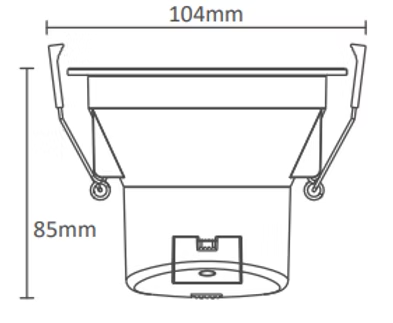 3A Lighting 10W SMD Deep Recess Downlight (DL1016)