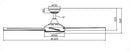 3A Lighting Finch Series DC Ceiling Fan (FDC1352)