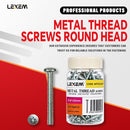 Lexem Metal Thread Scews Pan Head Zinc Plated Phillips