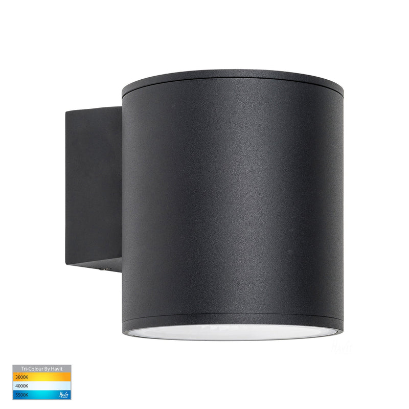 Havit Lighting Porter 15w LED Black Large Fixed Down Wall Light (HV3628T-BLK)