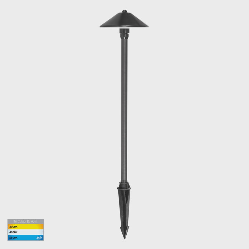 Havit Lighting Bitta Antique Brass 3w LED Garden Spike Light (HV1453T-AB)