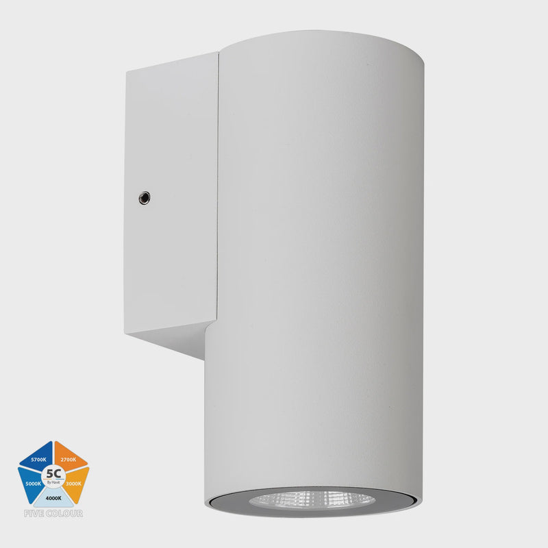 Havit Lighting Aries Aluminium White Fixed Down LED Wall Light (HV3625S-ALUWHT)