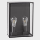 Havit Lighting Bayside 316 Stainless Steel Black 2 Light Wall Light (HV36592W-BLK)
