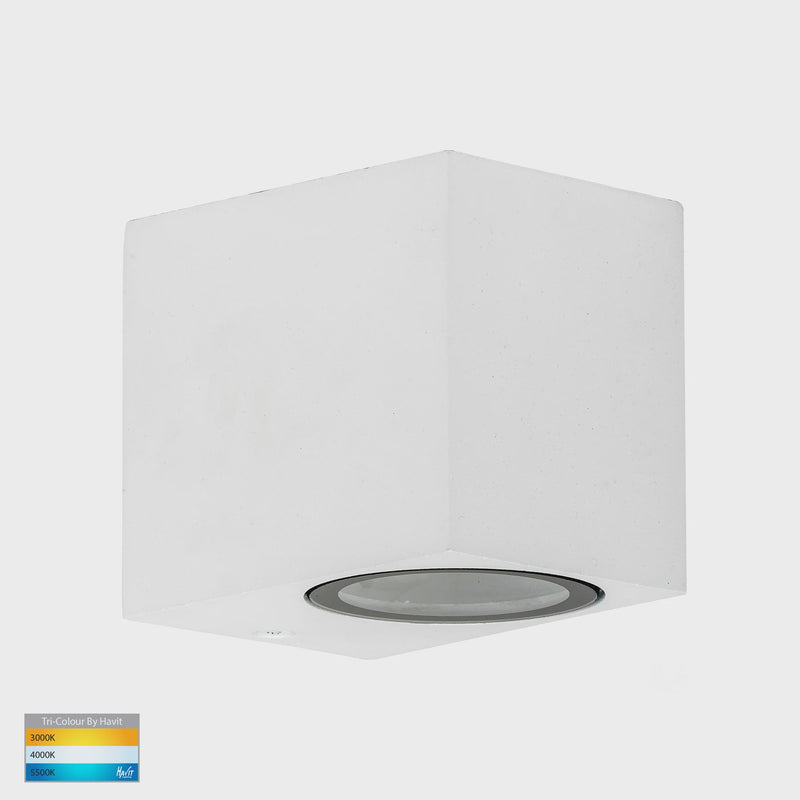 Havit Lighting Accord White TRI Colour Fixed Down LED Wall Light (HV3631T-WHT)