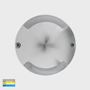 Havit Lighting Dome Silver Aluminium LED Two Way Deck Lights (HV2872T-SLV-12V)