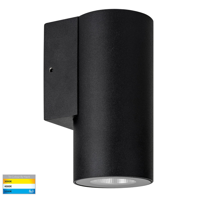 Havit Lighting Aries 316 Stainless Steel Black Down LED Wall Light (HV3625T-BLK)