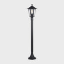 Havit Lighting Fibra Aluminium Black 6 Panel Post Light (HV1652W-P-BLK)