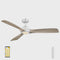 Mercator Minota 132cm DC Ikuü Smart Wi-Fi Ceiling Fans with LED Light and Remote (FC628133G)