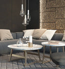 CLA BLACKBAND & WHITEBAND Pendant Light 3x Bird Cage With Round Base