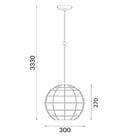 CLA ARMIS: Retro Tiled Wine Glass Shape Pendant Lights