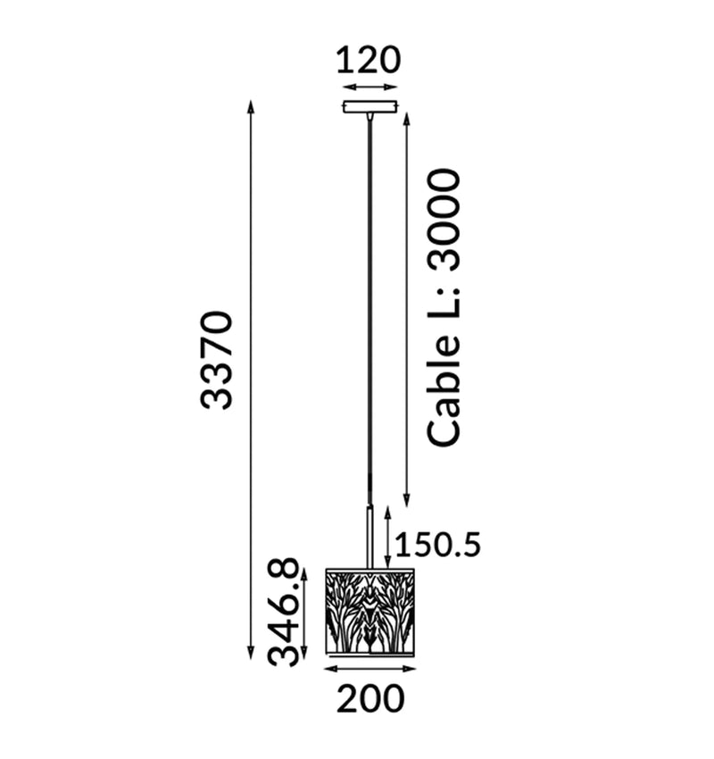 CLA AUTUMN: Small Round Aged Bronze with Amber Lining Pendant Light