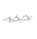 CLA SEATTLE: City Series LED Interior Adjustable Long Bar Chrome Wall Light