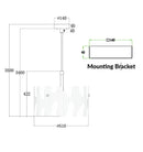 CLA HOPI: Medieval Rustic Large Drum Weathered Grey Wood Pendant Light