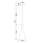 CLA CAVIAR: Black Cone Shape Pendant Light