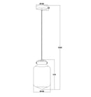 CLA MASON: Modern Retro Tipped Glass Pendant Lights