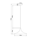 CLA CAVIAR: Black Mexican Hat Shape Pendant Light