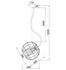 CLA SENTINEL: Modern Minimalist Round Cage Pendant Lights