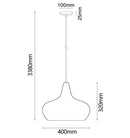 CLA  LIGNA: Retro Wine Glass Replica Wood Pendant Lights