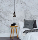 CLA YARRA: GU10 Smokey Black Glass Flute Pendant Light