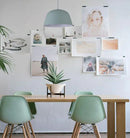 CLA PASTEL: Scandinavian Angled Dome Shape Pendant Lights
