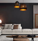 CLA CELESTE: Bohemian Rustic Ellipse Shape Pendant Light