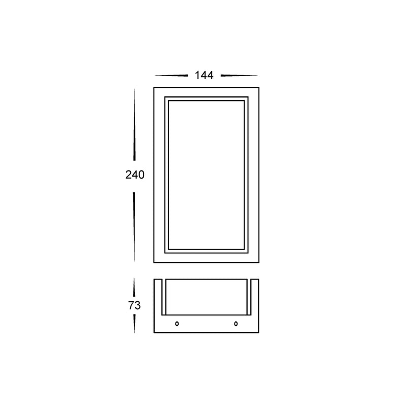 Havit Lighting Nepean White LED Wall Light (HV3668T-WHT)