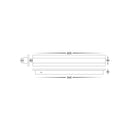 Havit Lighting Barline Aluminium White 600mm Wall Light (HV3582T-WHT)