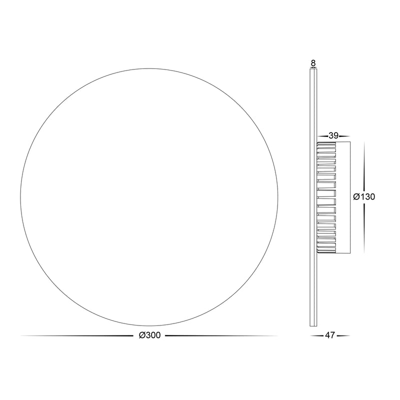 Havit Lighting Halo White TRI Colour LED Wall Light (HV3594T-WHT)