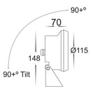 Havit Lighting Sotto 316 Stainless Steel 15w LED Pond or Garden Light (HV1494)