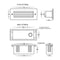 Havit Lighting Bata White 6w LED Brick Light (HV3006T-WHT-12V | HV3006T-WHT-240V)