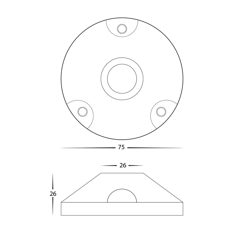 Havit Lighting Surface Mounted Base (HV145-AB-Base)