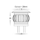 Havit Lighting Flame 316 Stainless Steel RGBCW Deck Lights (HV2826RGBCW | HV28261RGBCW)