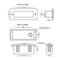 Havit Lighting Bata White 6w LED Brick Light (HV3005T-WHT-12V | HV3005T-WHT-240V)