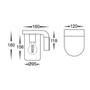 Havit Light Angela White LED Wall Light (HV3692W-WHT)