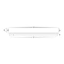 Havit Lighting Barline Shadow Aluminium White 1000mm Wall Light (HV3574T-WHT)