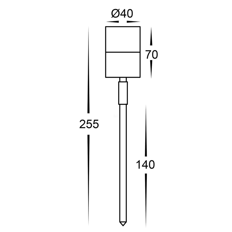 Havit Lighting Mini Tivah 316 Stainless Steel 3W Spike (HV1426NW-SS316)