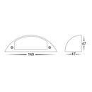 Havit Lighting Curva Black LED Step Light (HV3252T-BLK-12V)