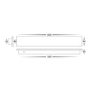 Havit Lighting Barline Shadow Aluminium White 600mm Wall Light (HV3572T-WHT)