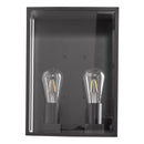 Havit Lighting Bayside 316 Stainless Steel Black 2 Light Wall Light (HV36592W-BLK)