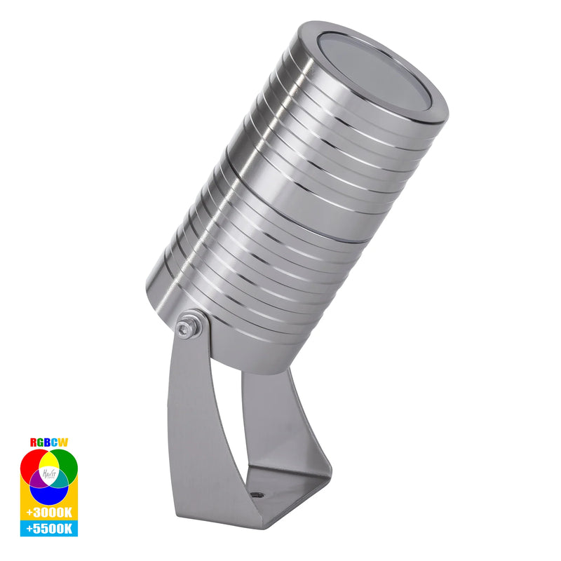 Havit Lighting Nova 316 Stainless Steel RGBCW 7w LED Garden Spike Light (HV1462RGBCW-SS316)