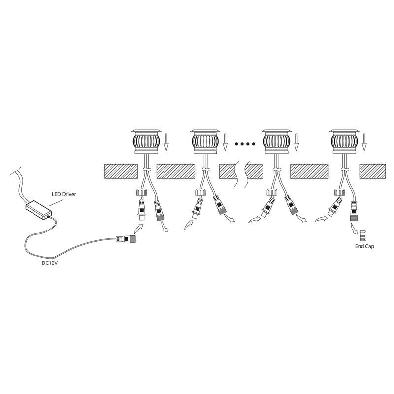 Havit Lighting Flame 316 Stainless Steel RGBCW Deck Lights (HV2826RGBCW | HV28261RGBCW)