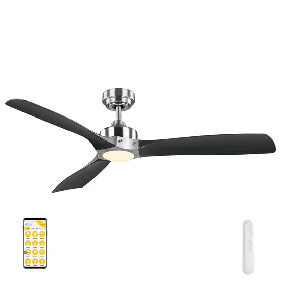 Mercator Minota 132cm DC Ikuü Smart Wi-Fi Ceiling Fans with LED Light and Remote (FC628133G)