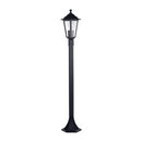 Havit Lighting Fibra Aluminium Black 6 Panel Post Light (HV1652W-P-BLK)