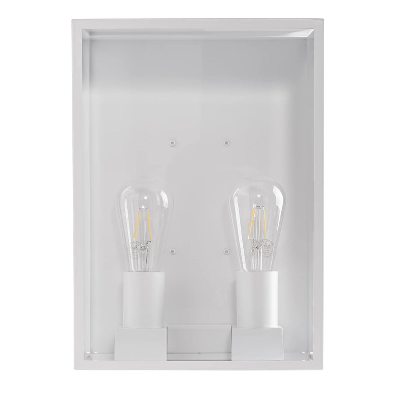 Havit Lighting Bayside 316 Stainless Steel White 2 Light Wall Light (HV36592W-WHT)