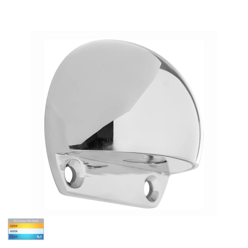 Havit Lighting Occhio Polished 316 Stainless Steel LED Eyelid Step Light (HV3281T-PSS316-12V)