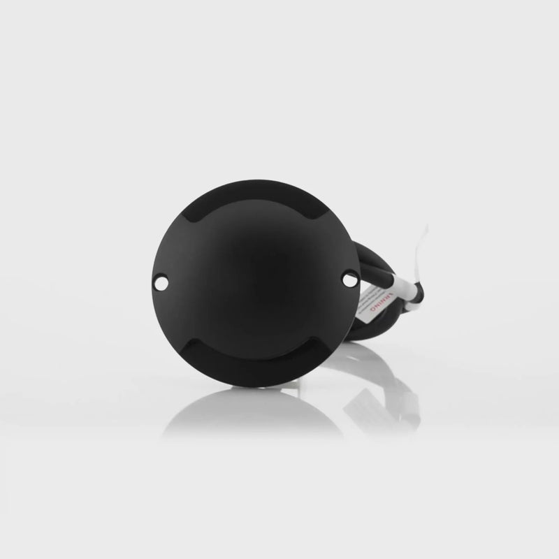 Havit Lighting Dome Black Aluminium Two Way LED Deck Lights (HV2872T-BLK-12V)